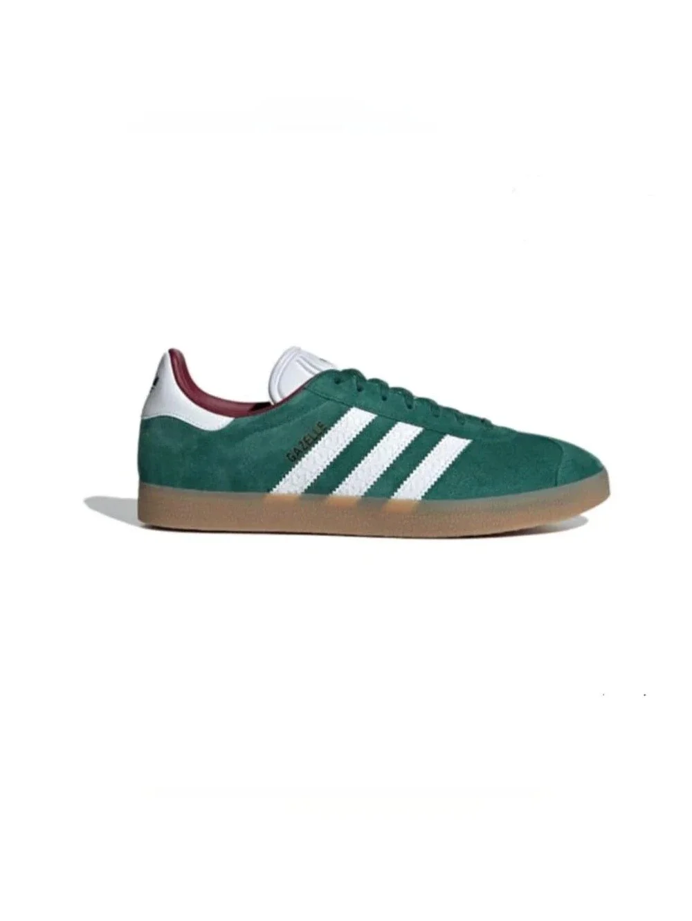 adidas Gazelle Collegiate Green Burgundy Sneakers